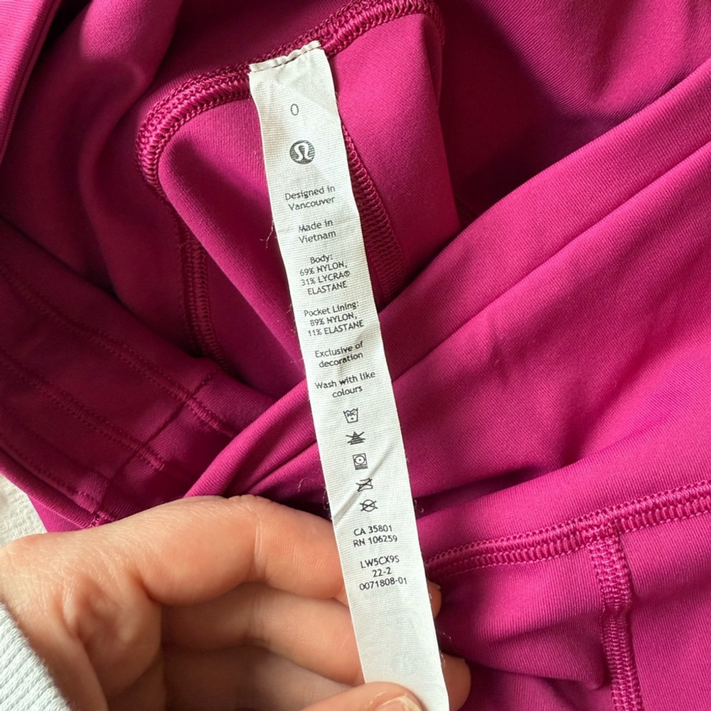 Lululemon Swift Speed High Rise Tight in Magenta - Picture 8 of 8